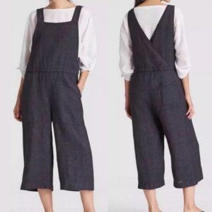 EILEEN FISHER organic linen Delave cropped wide-leg jumpsuit